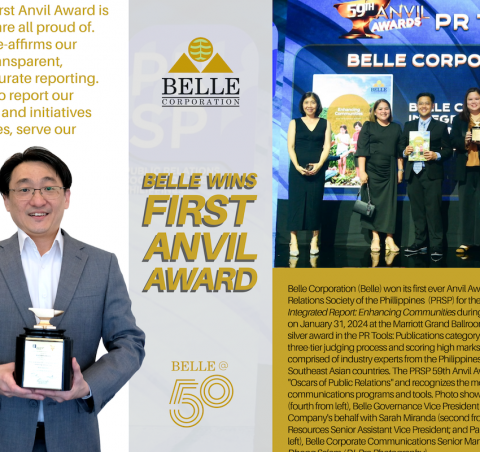 Belle wins first Anvil Award