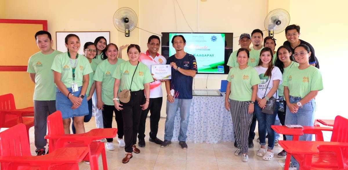 Belle Kaagapay grooms students, school at Brigada Eskwela