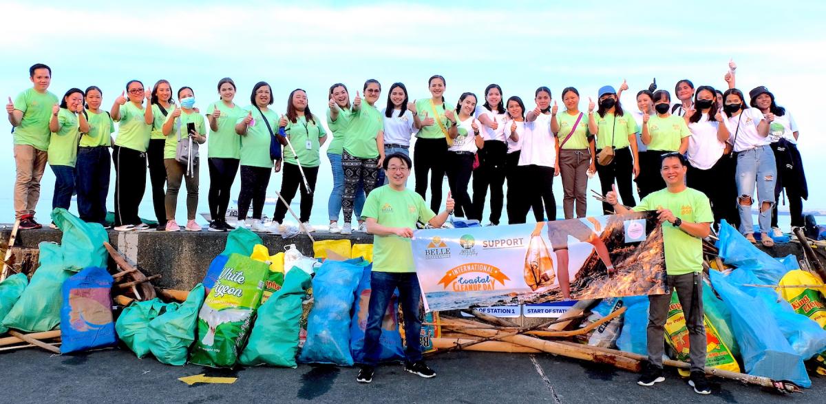 Belle Corporation reinforces international coastal clean-up drive